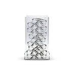 AHS Acrylic Glove Dispenser – Heavy-Duty Clear Holder for Gloves, Masks, Glasses, Shoe Covers, Hair Nets, Trash Bags & More | Freestanding Mount | 8.5"L x 7.2"W x 15.4"H | Pack of 1