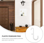 Didiseaon 7Pcs Pegboard Hanging Hooks Wall Mount Storage Hangers for Garage Kitchen Office Tool Organization Utility Shelf Hooks