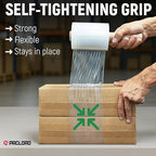 5" x 1000' Industrial Strength Mini Stretch Wrap with Extended Core Handles, Ready to Use Pack of 4 Clear Stretch Film Rolls, 80 Gauge, 500% Elongation - Shrink Wrap for Moving, Packing