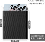 GSSUSA Black Bubble Mailers 8.5X12 Inches 240 Pack, Padded Poly Bubble Mailer, Large padded Envelopes Strong Adhesion Bubble Envelopes,Self-Seal Mailing Envelopes for Small Business,Package Supplies