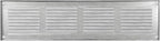 Repa Market Air Vent Cover 16x4 Inch (Outer Dimensions) Galvanized Steel Louvered Grill Cover with Mesh Screen/Wall or Ceiling Vent/HVAC Register for Indoor and Outdoor Ventilation