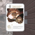 LED Light Box Business Sign Outdoor Double-Sided LED Open Sign 23.6" x 15.7" Wall Mounted Waterproof Advertising Lightbox Backlit Business Logo Signs Illuminated Billboard for Cafe Bar