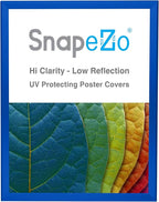 SnapeZo Photo Frame 16x20, Blue, 1.25 Inch Aluminum Profile, Front-Loading Snap Frame, Wall Mounting, Professional Series