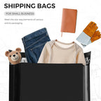Metronic 1000PC Poly Mailers 14.5x19, Sturdy Shipping Bags for Small Business, Waterproof Mailers Poly Bags, Strong Adhesive Shipping Envelopes for Clothing, Efficient Mailing Envelopes in Black
