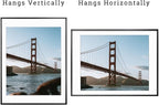 Frametory, 18x24 Metal Picture Frame with Mat for 16x20 Picture & Real Glass, Aluminum Photo Frame Collection (Black, 1 Pack)