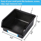 Pegboard Hooks, with Bins, Peg Locks, for Organizing Various Tools, 131 PCS, 60 of Which are Locks