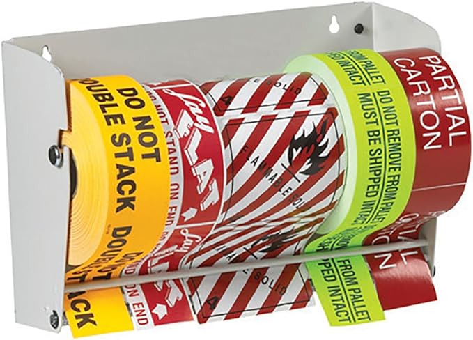 12.5" Table / Wall Mount Label Dispenser, Hvy-Duty All Steel - Each