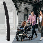 2Pcs Baby Stroller Armrest Protective Cover, Replacement Foam Handle Cover Pushchair Handle Covers Waterproof, Pushchair Handlebar Sleeve Toddler Pram Bumper Handle Warmer Gloves Cover Magnet Closure