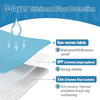 Temporary Floor Protection Film for Construction - 325 SQFT Coverage (39.4" x98.5ft), Heavy-Duty Surface Protector for Hardwood, Tile, Carpet, Countertops