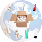 CRUGLA 40 Packs 7x7x6 Shipping Boxes Corrugated Cardboard Boxes Shipping Box Bulk for Small Business Packing Boxes