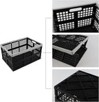 Jekiyo 42 L Collapsible Crates for Groceries, 3 Packs Large Folding Crate for Storage