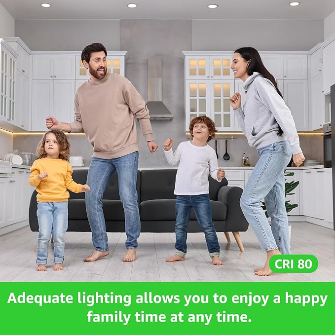 BUBO GU10 LED Bulb 6W Equivalent 50W, 4000K Cool White 650 Lumens, Non-Dimmable GU10 Bulb Replacement for Track Lighting, MR16 LED Bulb for Kitchen, Range Hood, Living Room, Bedroom, 6 Pack