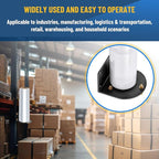 Wall Mountable Stretch Film Roll Stand, Fits up to 20" Stretch Film, Shrink Wrap Dispenser Holder Bracket with 7 Screws for Industry Manufacturing Logistics Retail, Shrink Wrap Not Included