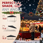Sekey 10x10 Pop Up Canopy with One Push Setup-Easy Up Canopy with 99% UV Blocking - Instant Outdoor Sun Shade for Events, Parties, Camping- Commercial Gazebo with Weight Bags,Wind Proof&Waterproof