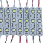 REXTiN Super Bright 200pcs 3 LED Module White 5050 SMD 66-72LM Each Module Waterproof Decorative Light for Letter Sign Advertising Signs with Tape Adhesive Backside