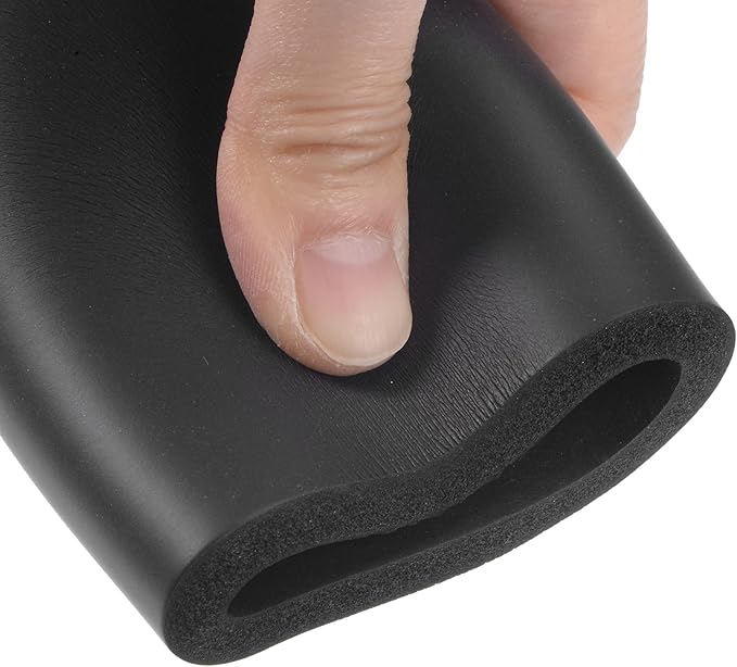 uxcell Foam Tubing for Handle Grip Support, Pipe Insulation, 38mm ID 53mm OD 1m Length Black
