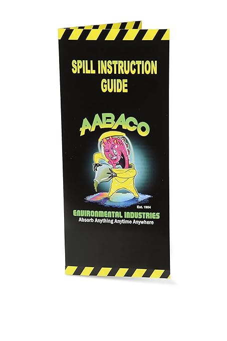 AABACO Universal Spill Kit for Oil & Chemical Spills, Portable High-Visibility Yellow Tote, Absorbent Pads & Socks for Trucks, Garages, Workshops & Emergency Spill Response