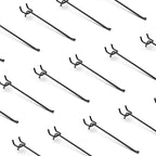 HUHOLE Black Pegboard Hooks 8 Inch, 25PC, Heavy Duty Pegboard Hooks, Fit 1/4" Peg Board