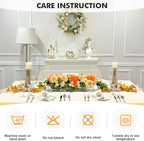 2 Pack 6 Ft Beige Spandex Table Cover Fitted Rectangular Tablecloth Stretchable Fabric Table Cloth 6 ft Wrinkle-Free for Party Tradeshows Banquet Weddings Cocktail