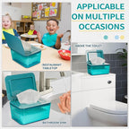 Wipes Dispenser, One-Handed Operation Wipe Holder for Baby & Adult, Seal-Designed Wipes Container for Bathroom Keep Diaper Wipes Fresh (2 Pack Green)
