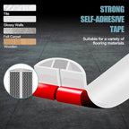 Floor Cord Cover Self Adhesive Cord Hider,20FT Cable Management, Extension Strip Protector for Wires, Prevent Cable Trips for Offices, Gyms, Exhibitions Cavity:0.39"(W) x 0.27"(H) White
