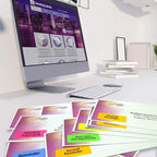 NextDayLabels - 8-1/2 x 11 Neon Color High Light Fluorescent Labels for Laser & Inkjet Printer (Blue Fluorescent, 1" x 2-5/8" - 30 Per Page | 750 Labels)