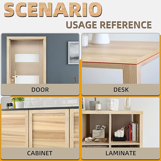 GSCIT Club Oak Edge Banding, 2 inch x 25ft roll of Veneer Edge Banding -Pre-glued Flexible, Real Wood Tape Banding for Cabinet Repair Furniture Restoration