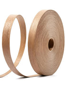 Red Oak Edge Banding 3/4 inch x 164 ft Real Wood Veneer Plywood Edge Banding Iron-on Pre-glued Veneer Edging Tape for Cabinet Repairs Furniture Restoration
