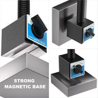 LED Machine Light with Strong Magnetic Base and Flexible Gooseneck for Lathe and Drill Press, 1200 Lumens, 12W 120V