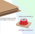 MEBRUDY 7x5x1 Inches Shipping Boxes Pack of 50, Small Corrugated Cardboard Box for Mailing Mailer Packing, Brown