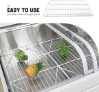 PRETYZOOM Commercial Freezer Divider Wire Shelf Panel 17X12 Inch Iron Mesh Organizer for Refrigerator and Freezer Storage in Retail and Home Use
