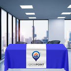 Ships Next Day, Made in USA - Custom Table Runner with Business Logo - Events, Parties, Ceremonies - Personalized Kitchen Decor & Small Business Essentials (24"x72")