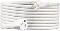 Amazon Basics Extension Cord, 15 Ft, 3 Prong Outlet Extender, Indoor Extension Cord, 13 Amps, 125V, White