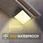 2 Pack 200W Warm White Led Flood Lights Outdoor,3000K Super Bright 15500LM Security Lights with Plug,Exterior IP66 Waterproof FloodLight for Basketball Court, Yard, Garden, Playground