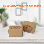 HORLIMER 40 Pack 7x5x4 Shipping Boxes, Brown Corrugated Cardboard Box for Mailing, Packaging, Small Business