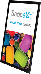 SnapeZo Poster Frame 20x30, Black, 1.25 Inch Aluminum Profile, Front-Loading Snap Frame, Wall Mounting, Professional Series