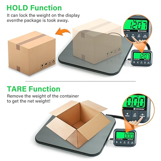 Digital Postal Scale 440lb,High Accuracy 0.35oz Shipping Scale for Packages with Hold/Tare/Count,Commercial Package Scale for Small Business,Postage Scales for Shipping Packages/Luggage,Grey