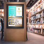 Enclosed Bulletin Board Outdoor Noticeboard with Locking Door, Weather-Resistant, Cork, Black Aluminum Frame, 36 x 24 in