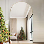 71"x28"Floor Mirror Full Length,Arched Full Length Mirror with Stand,Full Body Mirror,Hanging or Large Leaning for Bedroom Living Room Gold