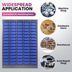 75 Drawers Nut and Bolt Organizer, 26x9x35.4 Stainless Steel Parts Cabinet with Shelfs & Labels Bolt Organizer for Workshop Tool & Hardware Storage and Organization (75 Drawers)