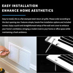 14x24 Return Air Grille(Duct Opening Size),Air Return Vent Cover,Flat Vent Cover,Rejillas De Aire Acondicionado Para Casa,Return Air Grilles,Outer Dimensions:15.75"Wx25.75"H(14"W x 24"H, Duct Opening)