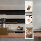 3PCS A3 Portrait Real Estate Window Advertising Display Hanging Light Box Frame Acrylic Frame Sign Holder