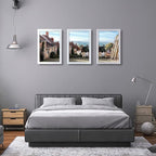 VCK 13 by 19 Poster Frame in White with Polished Plexiglass Set of 5 Horizontal and Vertical Formats with Included Hanging Hardware