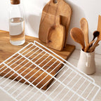PRETYZOOM Commercial Freezer Divider Wire Shelf Panel 17X12 Inch Iron Mesh Organizer for Refrigerator and Freezer Storage in Retail and Home Use