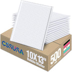 GSSUSA White Bubble Mailers 10x13 Padded Envelopes 500 Pack Self-Seal Packaging Bags, Small Business Supplies, Shipping Envelopes, Mailing Bags, Packaging for Small Business