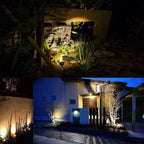 Led Landscape Light High Power 18W ,120V AC ,Warm White Waterproof Landscape Spotlights for Yard,Patio,Lawn, Wall, Flood,Driveway (2 Packs)