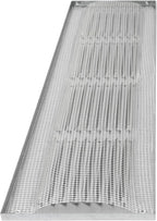 Repa Market Air Vent Cover 16x4 Inch (Outer Dimensions) Galvanized Steel Louvered Grill Cover with Mesh Screen/Wall or Ceiling Vent/HVAC Register for Indoor and Outdoor Ventilation