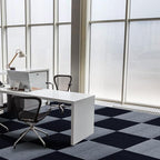 Peel and Stick Carpet Squares 24" x 24", Self Adhesive Non-Slip Carpet Tiles, Peel and Stick Soft Padded Carpet Tiles for Kitchen Bedrooms Indoor Outdoor(10 Tiles/40 sq ft)