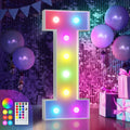imprsv 3FT Colorful Marquee Letters I, 18 Colors Large Light up Letters Alphabet Sign with Remote, Big Marry Me Sign, Birthday Party Decorations Anniversary Wedding Decoration