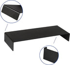 Black Matte Metal Display Stand,8 Pcs 2 Set Display Risers, Metal Rectangular Display Shelf for Showcase, Dessert, Toys, Perfume (8Pcs-Black, L7“x8”x9)